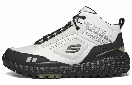 Кроссовки Monster Chunky мужские низкие белые/черные Skechers