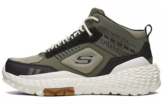 Кроссовки Monster Chunky мужские низкие оливковые/черные Skechers