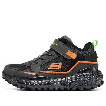 Кроссовки monster 'grey black orange' Skechers, серый