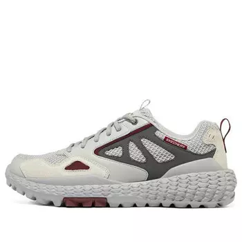 Кроссовки monster 'light grey' Skechers, серый