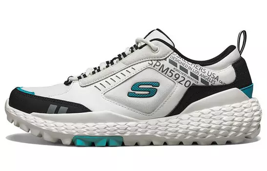 Кроссовки Monster Running Shoes Men Low-top White/Black/Green Skechers