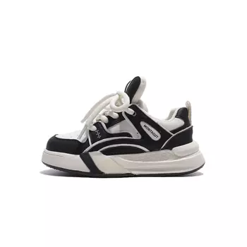 Кроссовки Montague Kids Skateboarding Shoes Kids Mid-top, цвет Panda Black