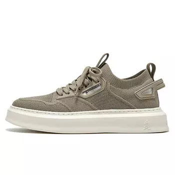 Кроссовки Montague Skateboarding Shoes Men Low-top, бежевый