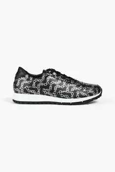 Кроссовки Monza с логотипом JIMMY CHOO, черный