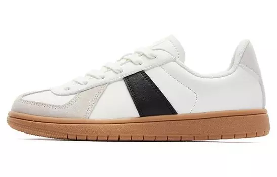 Кроссовки Moral Training Кроссовки для скейтбординга женские с низким верхом, черные/белые Qiaodan