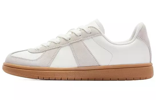 Кроссовки Moral Training, женские, с низким верхом, белые/серые Qiaodan