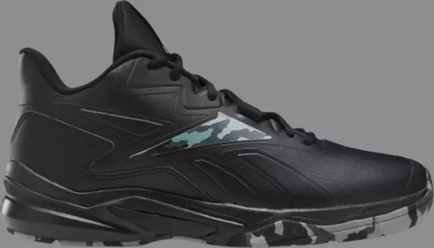 Кроссовки more buckets 'black camo' Reebok, черный