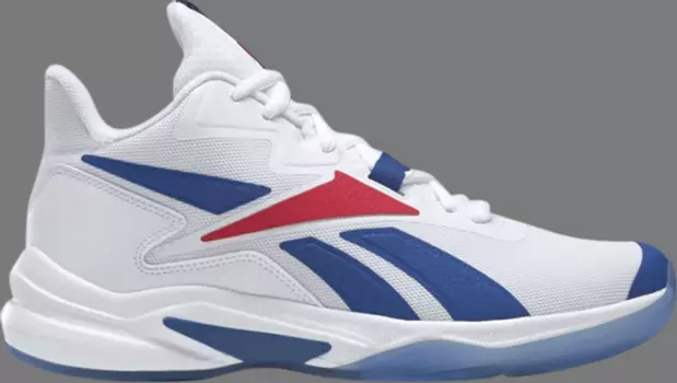 Кроссовки more buckets 'white vector blue red' Reebok, белый
