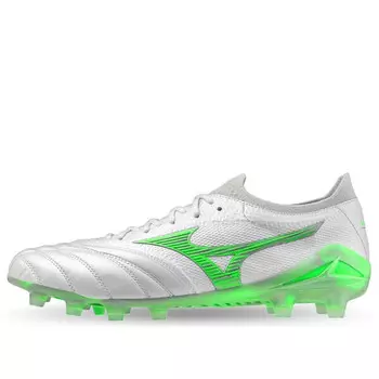 Кроссовки morelia neo iv beta made in japan fg 'frontier pack white green gecko' Mizuno, белый
