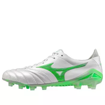Кроссовки morelia neo iv made in japan fg 'frontier pack white green gecko' Mizuno, белый