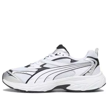 Кроссовки morphic base 'silver black' Puma, серый
