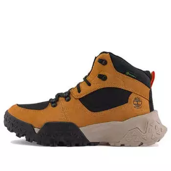 Кроссовки motion scramble mid lace up waterproof hikers 'wheat nubuck' Timberland, желтый