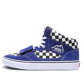 Кроссовки mountain edition 'blue black checkerboard' Vans, синий