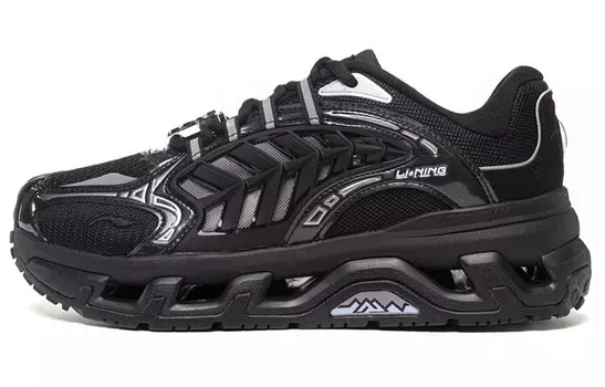 Кроссовки Mountains Lifestyle женские с низким верхом черного цвета Lining