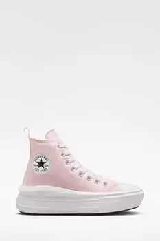 Кроссовки Move Youth с вырезом до щиколотки Converse, розовый