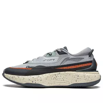 Кроссовки мягкие теплые флисовые кроссовки Li-Ning, серый