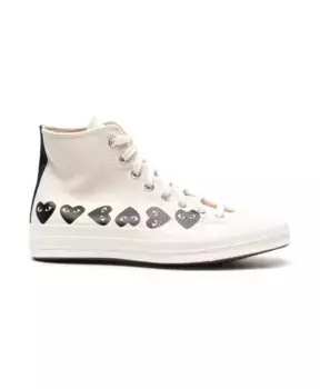 Кроссовки Multi Hearts Chuck 70 Comme Des Garons Play, белый