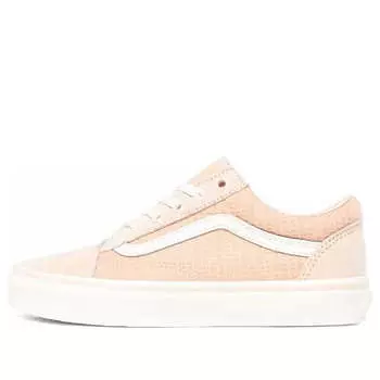 Кроссовки multi woven old skool light pink Vans, розовый