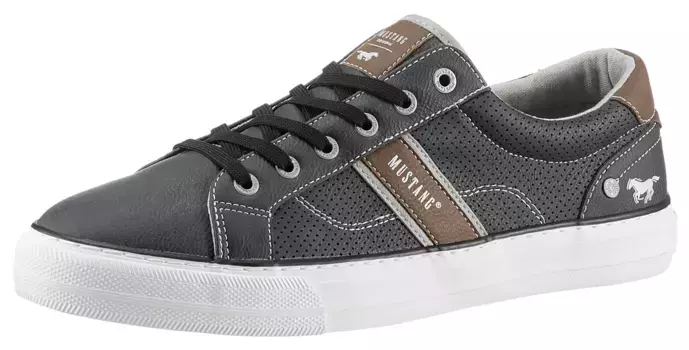 Кроссовки Mustang Shoes, Dunkelgrau-Cognac
