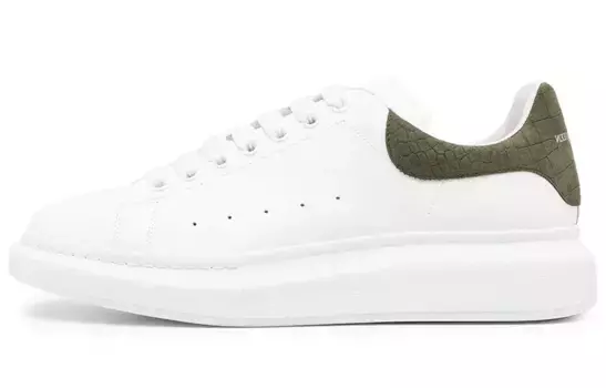 Кроссовки мужские Alexander Mcqueen, белый / хаки