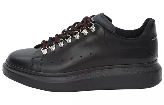 Кроссовки мужские Alexander Mcqueen на шнурках, черный
