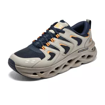 Кроссовки мужские амортизирующие Skechers Bubble для занятий спортом, бежевый / синий
