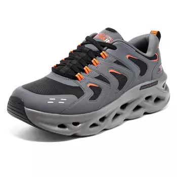 Кроссовки мужские амортизирующие Skechers Bubble для занятий спортом, серый / оранжевый