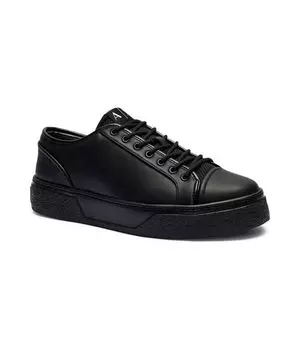 Кроссовки мужские Armani Exchange кожаные однотонные, черный