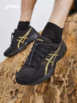 Кроссовки мужские Asics Gel-Contend 4 Black Warrior с дышащей сеткой, черный