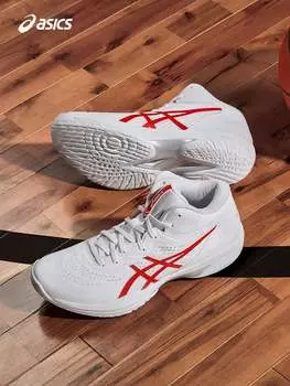 Кроссовки мужские Asics Gel Hoop V15, белый / красный