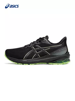 Кроссовки мужские Asics GT00 12 GTX со стабильной поддержкой, черный / зеленый