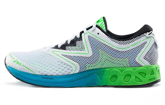 Кроссовки мужские Asics Noosa FF с низким верхом, белые/зеленые