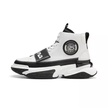 Кроссовки мужские Awakening Series Lifestyle Shoes Men High-Top Aokang, черный/белый