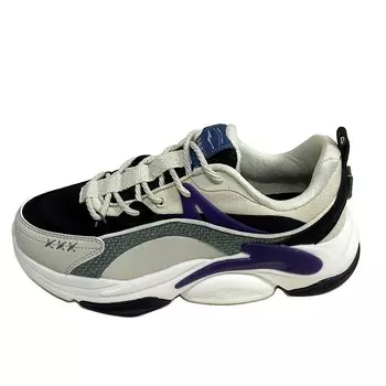 Кроссовки мужские Bullets Running Shoes с низким верхом Positive Black/Night Purple Erke