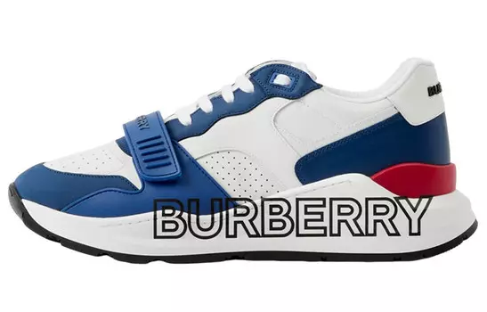Кроссовки мужские Burberry, белый / синий
