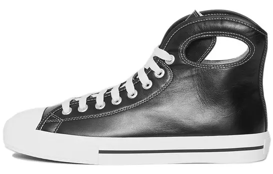 Кроссовки мужские Burberry Larkhall High-Top, черный / белый