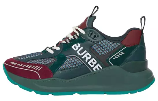 Кроссовки мужские Burberry Low-Top, зеленый