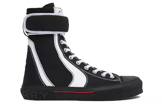 Кроссовки мужские Burberry Sub High-top, черный / белый