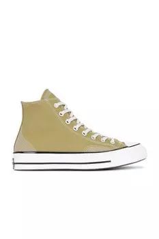 Кроссовки мужские Chuck 70 Multi-stitch Cotton Converse, цвет Mossy Sloth & Fossilized