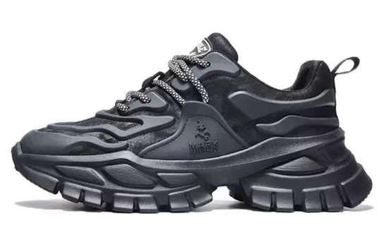 Кроссовки мужские Chunky Mid Top черного цвета Fairwhale