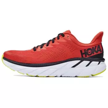 Кроссовки мужские Clifton 7 с низким верхом, красные/черные Hoka One One