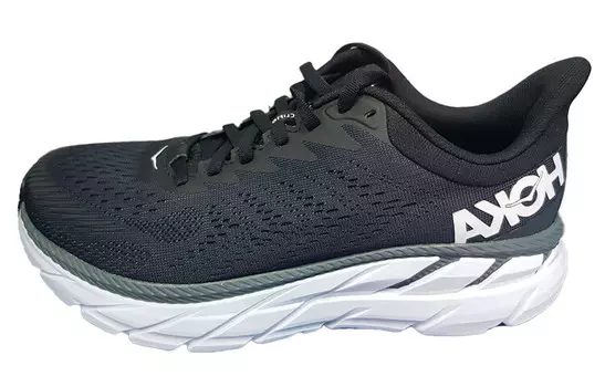 Кроссовки мужские Clifton 7 с низким верхом, черные Hoka One One