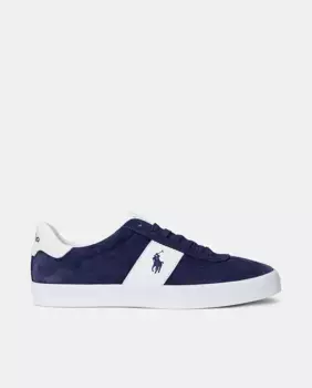 Кроссовки мужские COURT VLC из натуральной кожи в форме шлема Polo Ralph Lauren, белый