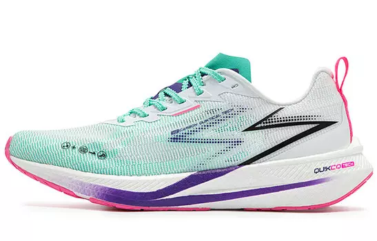 Кроссовки мужские CQT с низким верхом 361 Degrees Белый/нефритово-зеленый 361°