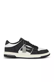 Кроссовки мужские Crystal Skel Low Top Amiri, черный