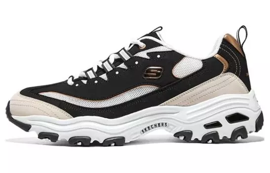 Кроссовки мужские D"Lites 1.0 Chunky с низким верхом, черные/золотые Skechers