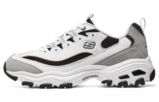 Кроссовки мужские D"Lites 1.0 Chunky с низким верхом, белые/серые Skechers
