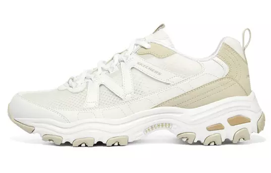 Кроссовки мужские D"Lites 1.0 Chunky с низким верхом белого/натурального цвета Skechers