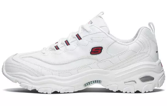 Кроссовки мужские D"Lites 1.0 Chunky с низким верхом белого/темно-синего/красного цвета Skechers