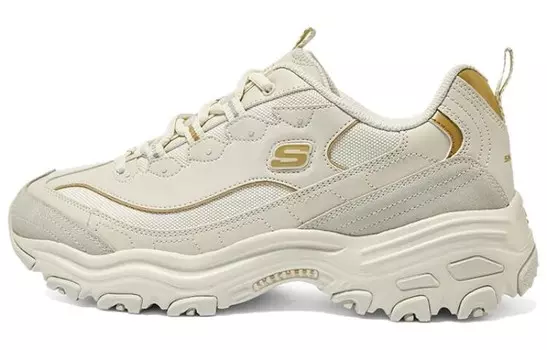 Кроссовки мужские D"Lites 1.0 Chunky с низким верхом бежевого цвета Skechers
